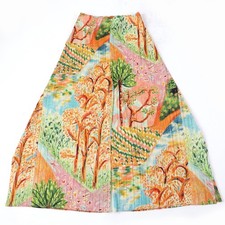 PLEATS PLEASE Ladies Pants Issey Miyake Promenade Wide Multicolor Size 4