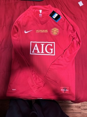 Nike Manchester United 2008/09 long sleeve football shirt #ManUtd