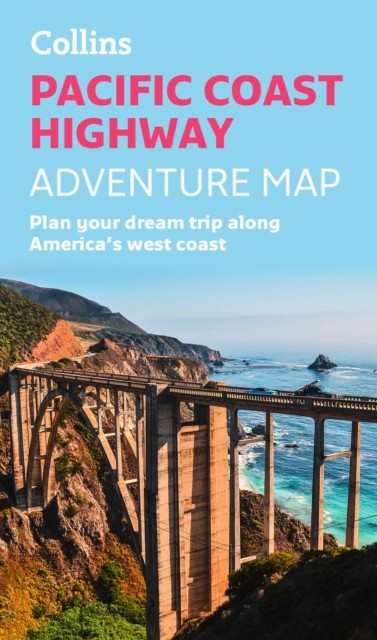 Pacific Coast Highway Adventure Map by Collins Maps (Sheet map, folded)