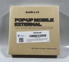 AMICOOL POP-UP MOBILE EXTERNAL USB Type A & Type C External Drive