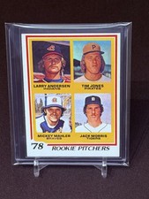 1978 Topps Rookie Pitchers #703 Card - LARRY ANDERSEN / JACK MORRIS RC Card. rookie card picture