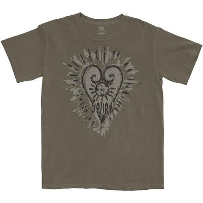 Gojira T Shirt Fortitude Heart Band Logo new Official Mens Dust