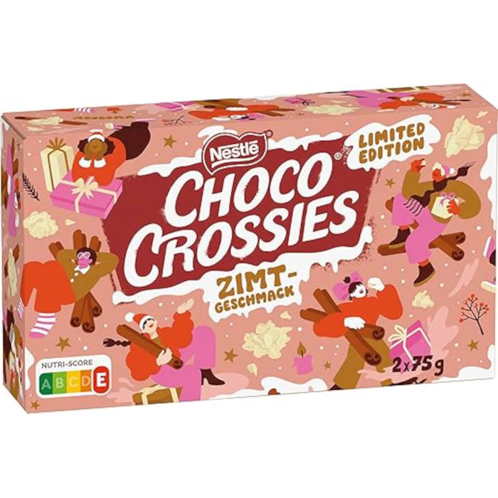 Nestle Choco Crossies Chocolate Chips CINNAMON Flavor 150g LIMITED EDITION 2690₽