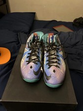 Nike LeBron X 10 Pure Platinum 541100-008 Siz...