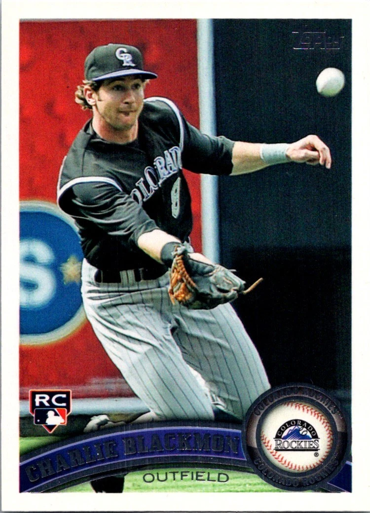 2011 Topps Update Target Red Border Charlie Blackmon Colorado Rockies #US231
