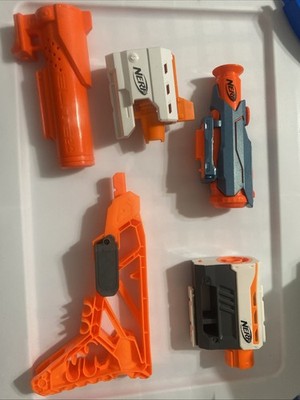 Nerf Gun Toy Accessories Scope Silencer Stock Lot of 5