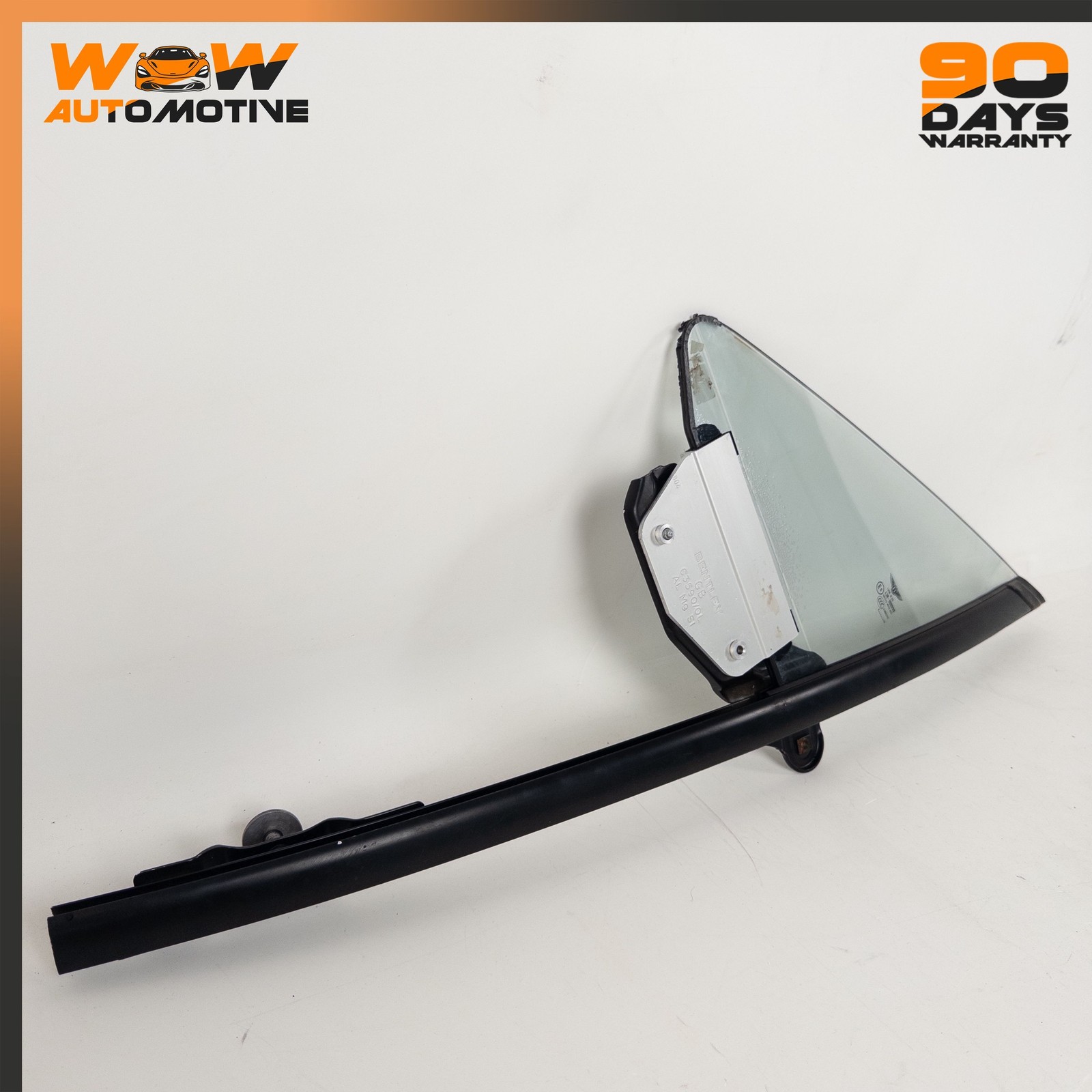 07-11 BENTLEY CONTINENTAL GTC FRONT LEFT DOOR QUARTER VENT WINDOW GLASS OEM