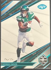 2021 Panini Limited Corey Davis #89 Platinum Foil New York Jets #1/1