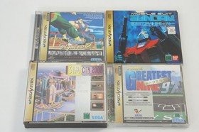 Sega Saturn Grey Console HST-3200 Tested System Made in Japan 4Games NTSC-J 0523