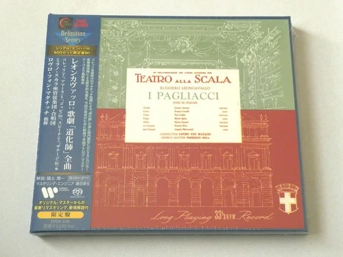 Lovro von Matacic Leoncavallo Pagliacci SACD Hybrid TOWER RECORDS JAPAN