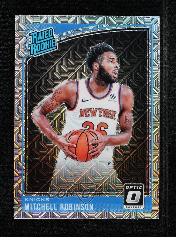 2018 Panini Donruss Optic Rated Rookie Choice Prizm Mitchell Robinson #163 1o47