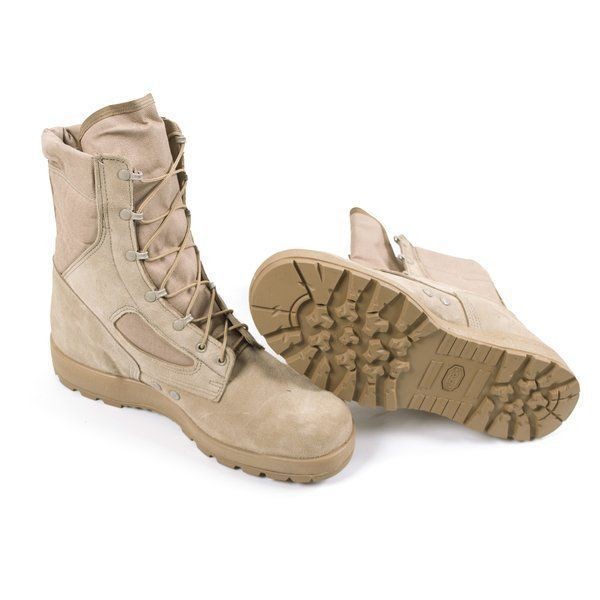 New McRae USGI Army Combat Boots 8&Prime; Regular 8R Military Tactical Leather