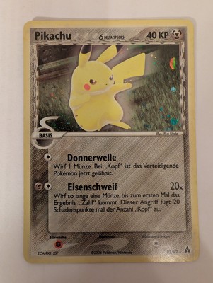 Pikachu 93/92 Delta Species Holo Pokemonkarte EX Legend Maker  2006