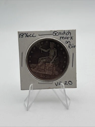 1876-CC Trade Dollar VF