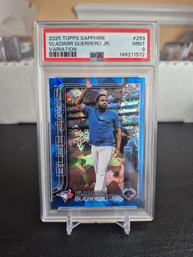Topps Sapphire 2025 Vladimir Guerrero Jr. Variation #259 PSA 9 Blue Jays