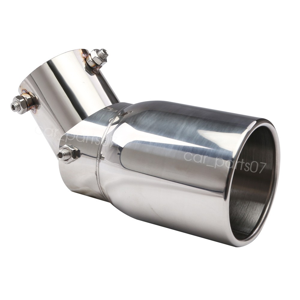 Rear Exhaust 1.5-2.1" Pipe StainlessSteel Tail Muffler Pairs For 2004 Acura NSX