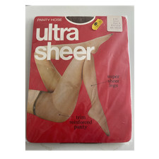 Ultra Sheer Nylon Pantyhose Taupe Size B MPN 100 Fits 5'4"-5'8" 125-155 lbs