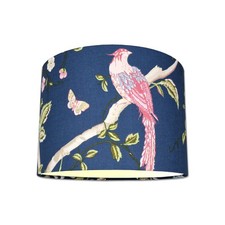 Lampshades in Laura Ashley Summer Palace Midnight Blue Fabric Handmade FREE POST