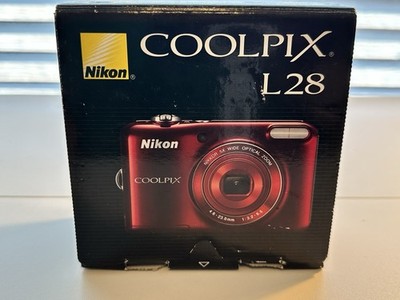 Nikon COOLPIX L28 Camera – Red –Original Box +All Accessories