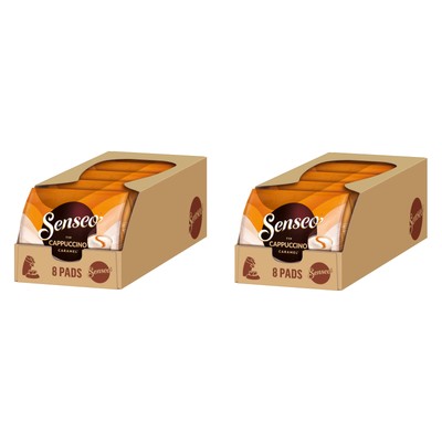 SENSEO Pads Typ Cappuccino Caramel Senseopads 10 x 8 Kaffeepads - 80 Getränke