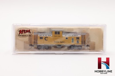 N Scale Atlas 30541 Chessie Safety #4 EV Caboose | NEW | #3163 | FVM Wheels