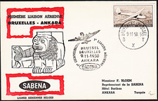 ✈ SABENA "Brüssel - Ankara" 1958 Erstflug !!