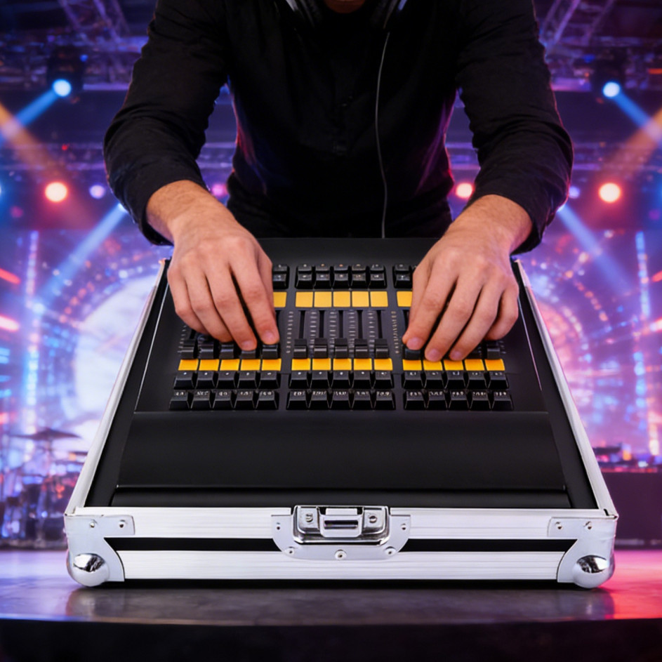 new DJ light controller fader wing  for command wing M.A.2 console+case