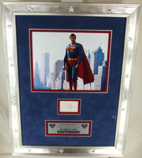 Christopher Reeve Superman Signed Autograph Framed Display PSA Authenticated