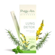 Herbal Diffuser Pen with Extracts of Mullein, Thyme and Mint for Lung Cleansi...
