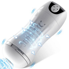 Masturbateur automatique homme vibrant à succion USB – 10 modes – Audio immersif