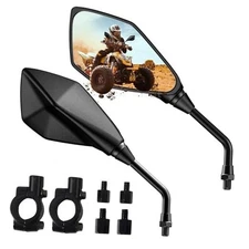 ATV Mirror, Motorcycle Side Rear View Mirrors for Bike Scooter Eagle Eye 1