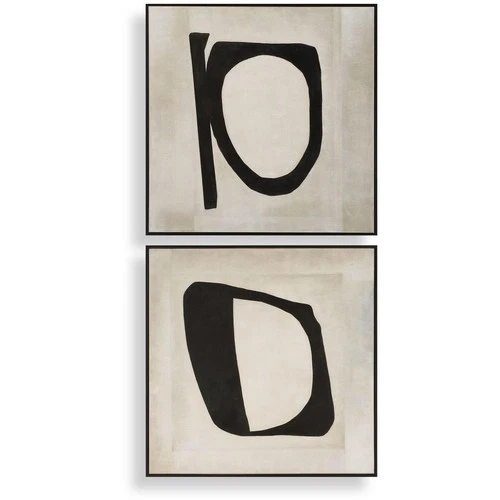 Uttermost 32437 Characters 41 X 41 inch Abstract Art, Set of 2 - Picture 1 of 6