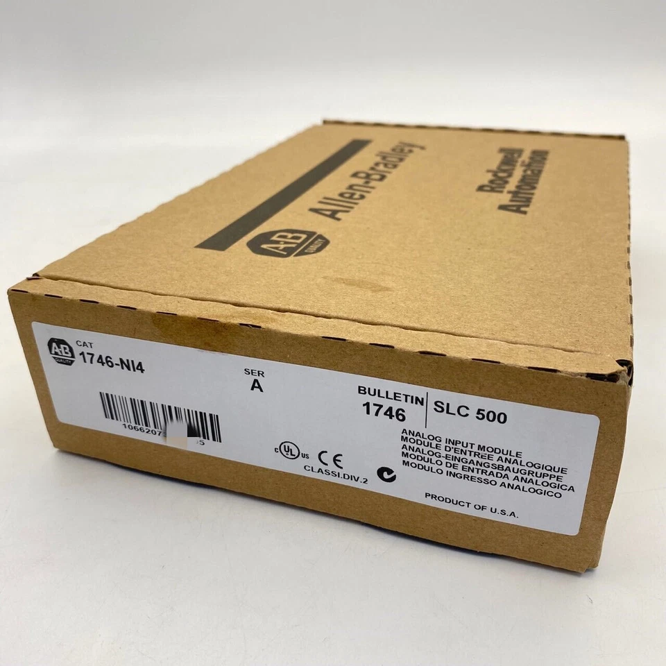 Allen Bradley Factory Sealed 1746-NI8 SER A SLC 500 Analog Input Module 1746NI8 - Image 2 of 4