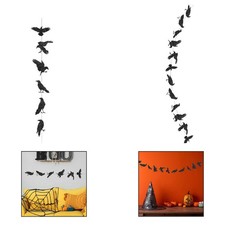 Halloween Crow Hanging Decor Easy to Install Party Supplies Halloween Decor
