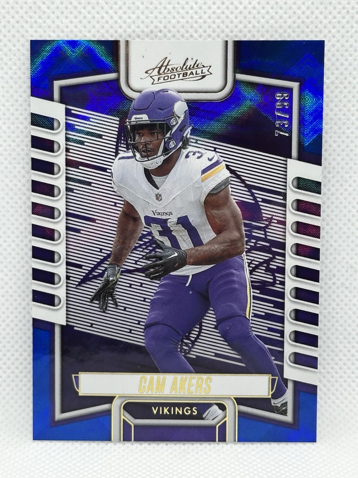 2023 Panini Absolute - Cam Akers  #44 Blue Diamonds 73/99