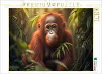 Calvendo Puzzle Orangutan In His Home | 1000 Pieces, Finished Size 25.2 × 18.9 I