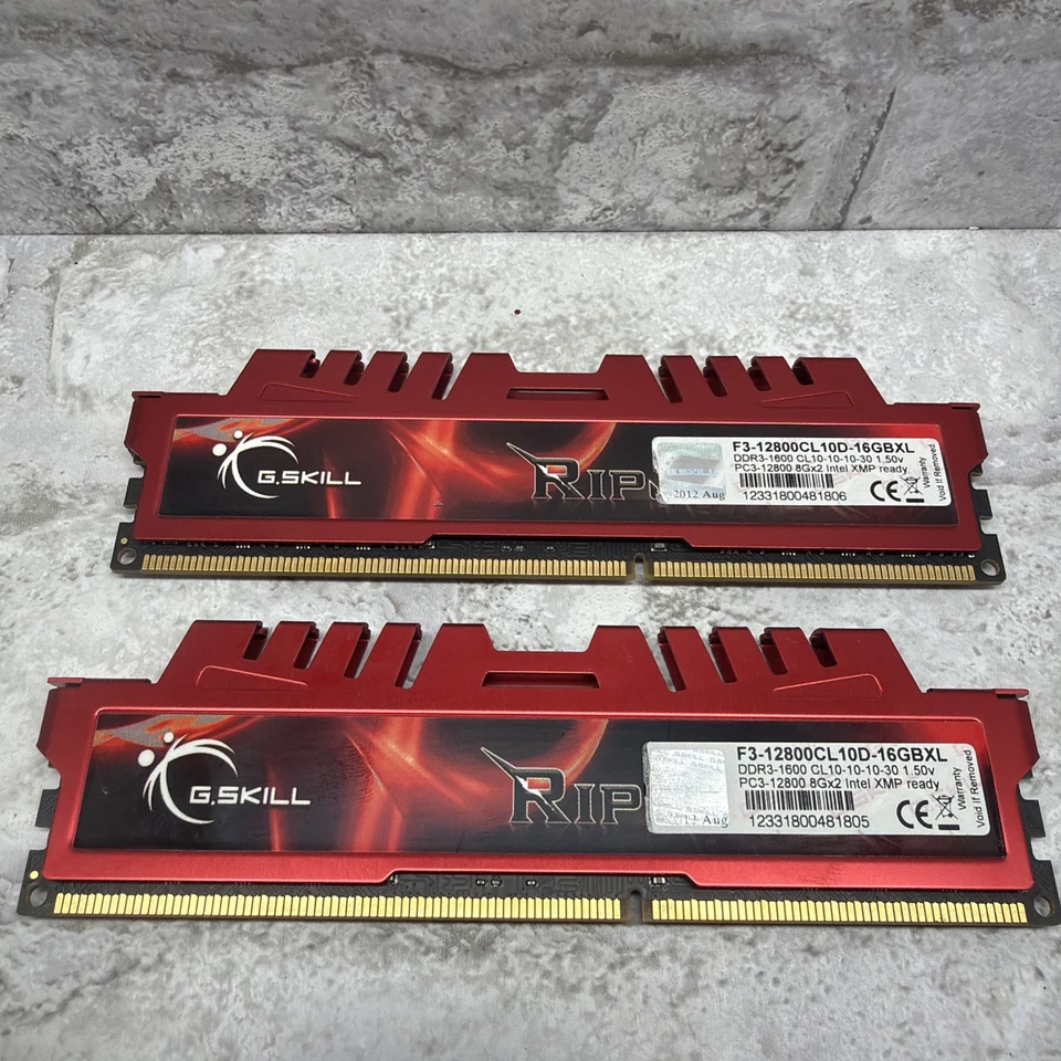 G.SKILL Ripjaws X Series F3-12800CL10D-16GBXL16GB (2 x 8GB) Desktop Memory - Image 2 of 2