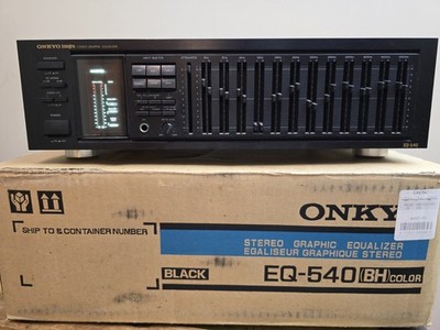 ONKYO Integra EQ 540 Graphic Equalizer   MINT   Original Box & Foam   Tested...
