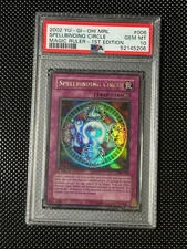YUGIOH PSA 10 2002 Spellbinding Circle MRL-006 Ultra Rare 1st Edition *5206