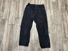 5.11 Tactical Pants Mens 36x30 Black Cargo Elastic Waist Workwear EDC Utility