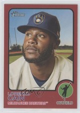 2022 Topps Heritage Target Mega Box Exchange Red Border Lorenzo Cain #174 00mm