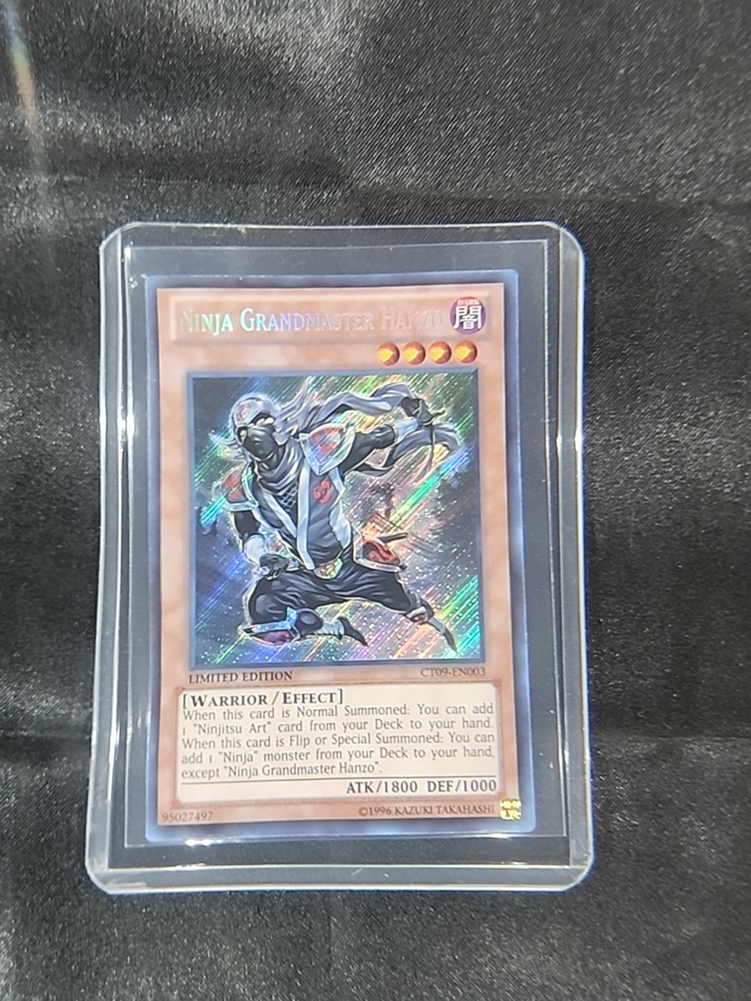 Ninja Grandmaster Hanzo CT09-EN003 2012 Limited Edition Collectors Tin Card-image