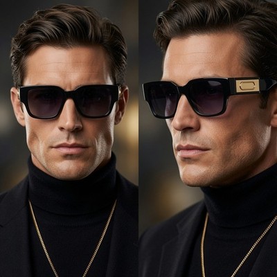 Gafas De Sol Lentes De Moda Para Humbres Nuevo Elegante Sunglasses Men Shades