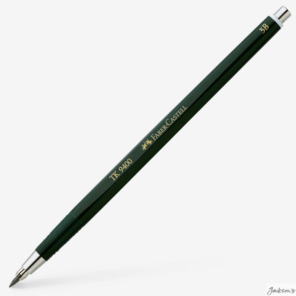 Faber-Castell TK 9400 Clutch Pencil Metal 2mm 3B Lead For Drawing