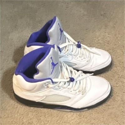 Jordan Air Jordan 5 Concord White Purple 2022 DD0587-141 High Top Sneaker