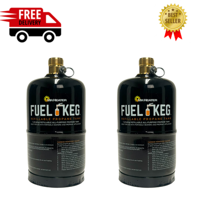 #ad #ad 2 Pack Mr. Heater Fuel Keg 1 lb. 16 oz. Empty Refillable Propane Tank $37.96