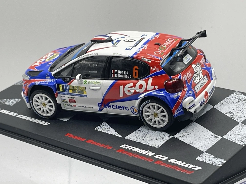 1/43 CITROEN C3 RALLY 2 RALLY CANARIAS 2023 YOANN BONATO Foto 2 de 4