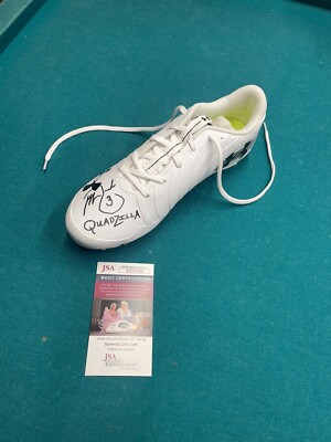 Jeff Reed Signed Autographed Team Issued Cleat Jsa Coa Quadzilla | eBay