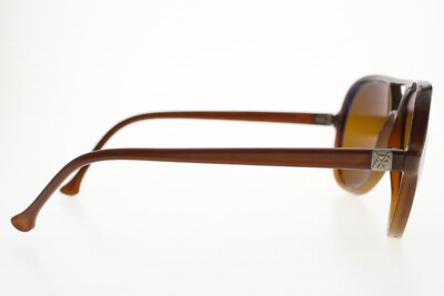 True Vintage Vuarnet 374 Skilynx Brown Sunglasses Magnum PI 