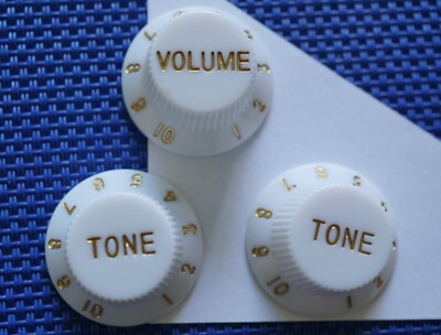 . Fender Squier Affinity Series  Stratocaster GUITAR KNOBS  1 Volume 2 Tone